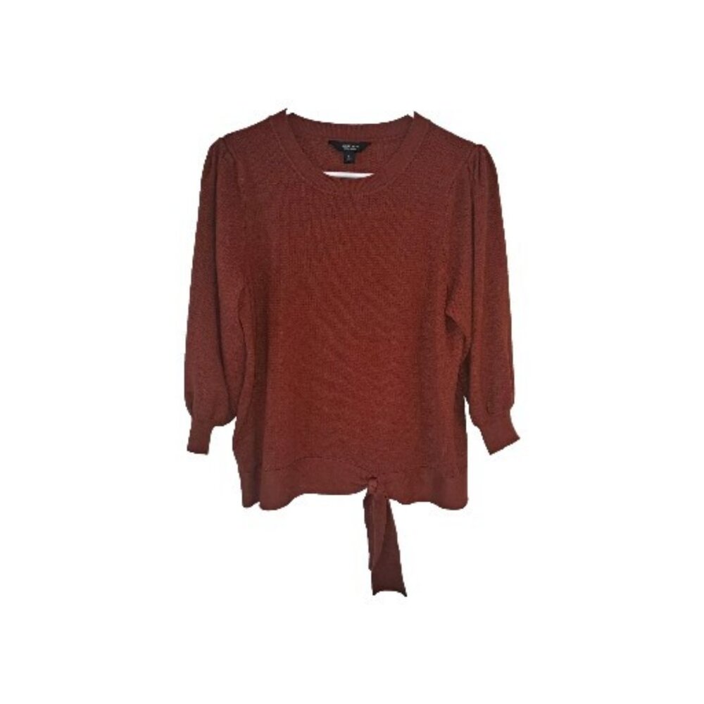 Simply Vera Women’s Large Orange Pullover  Sweater